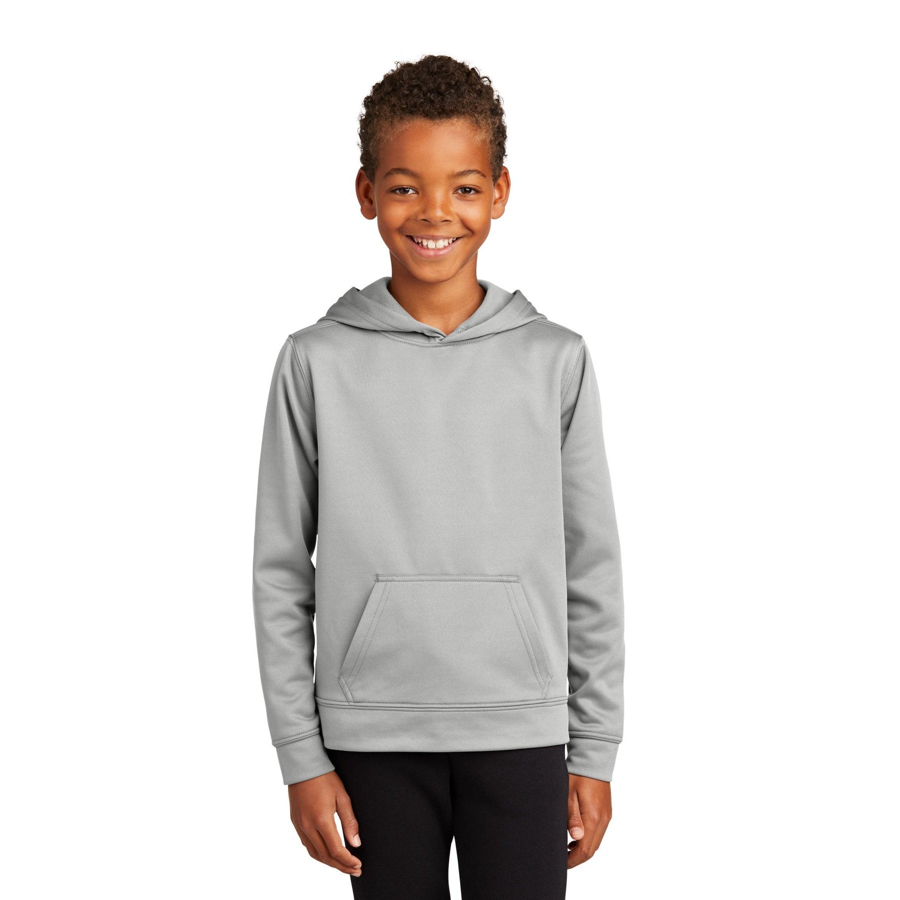 Port & Company-Port & Company®Youth Performance Fleece Pullover Hooded Sweatshirt. PC590YH-MedTech-6